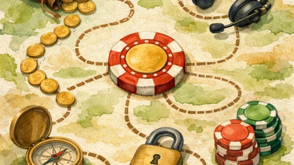 What does the Motherland casino review show about its service route?